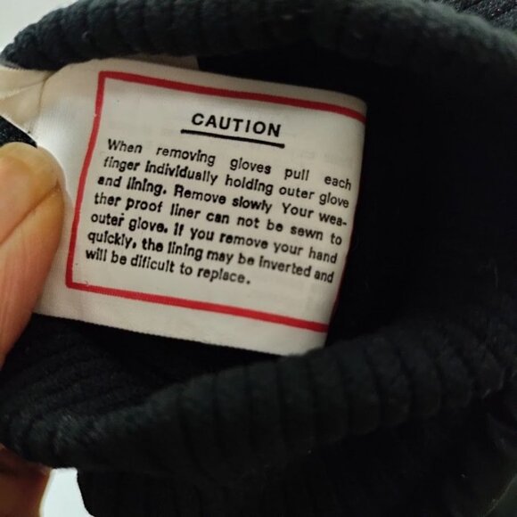 Zero Ski Snow Boarding Gloves Genuine Leather Insulated Winter Gloves Unisex L - Picture 9 of 10